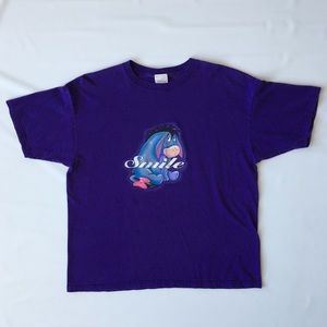 Vintage Disney - Eeyore ”Smile” Shirt - Mens XL